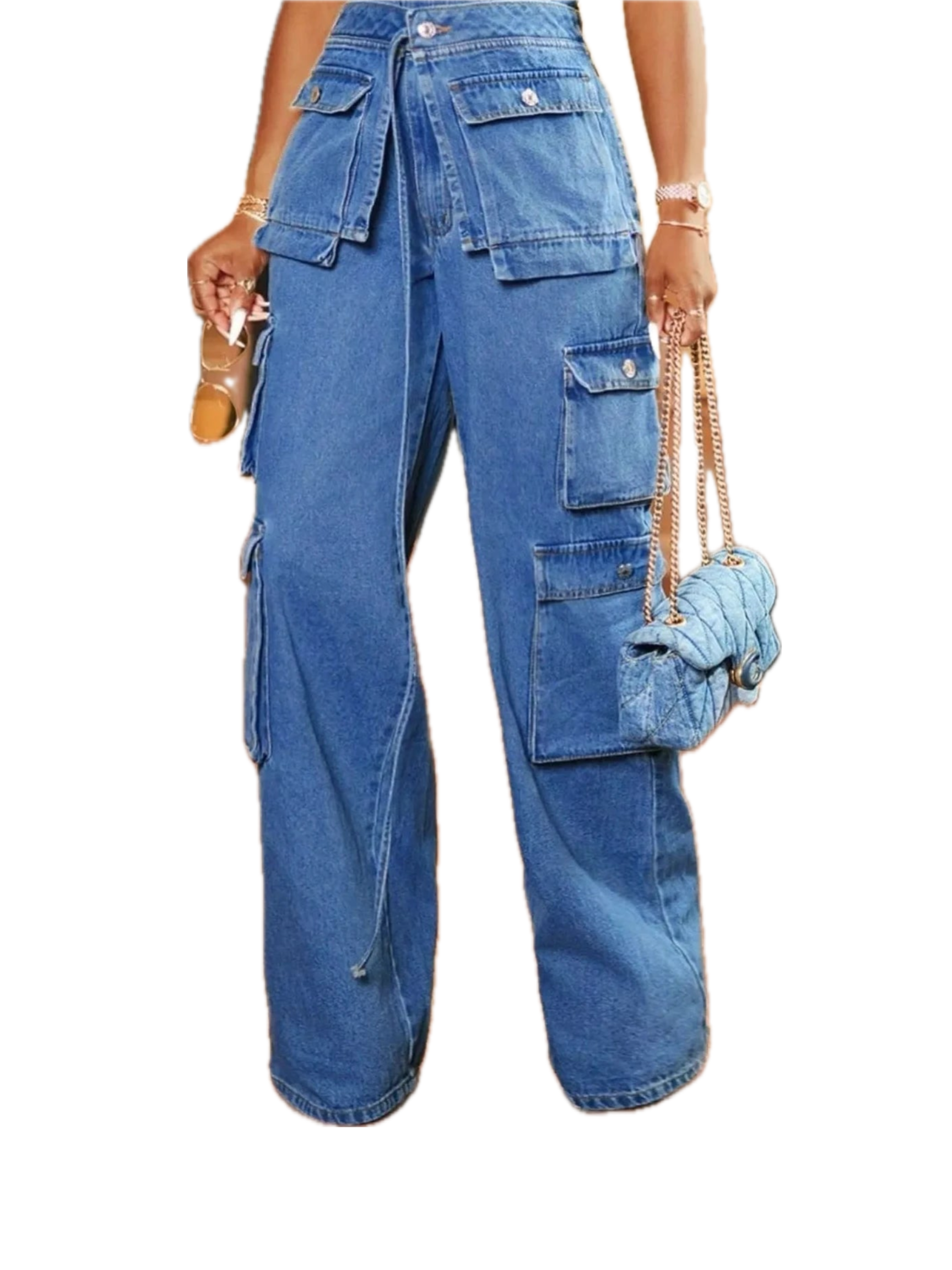 The Malachi Storehouse - Wide Leg Cargo Jeans