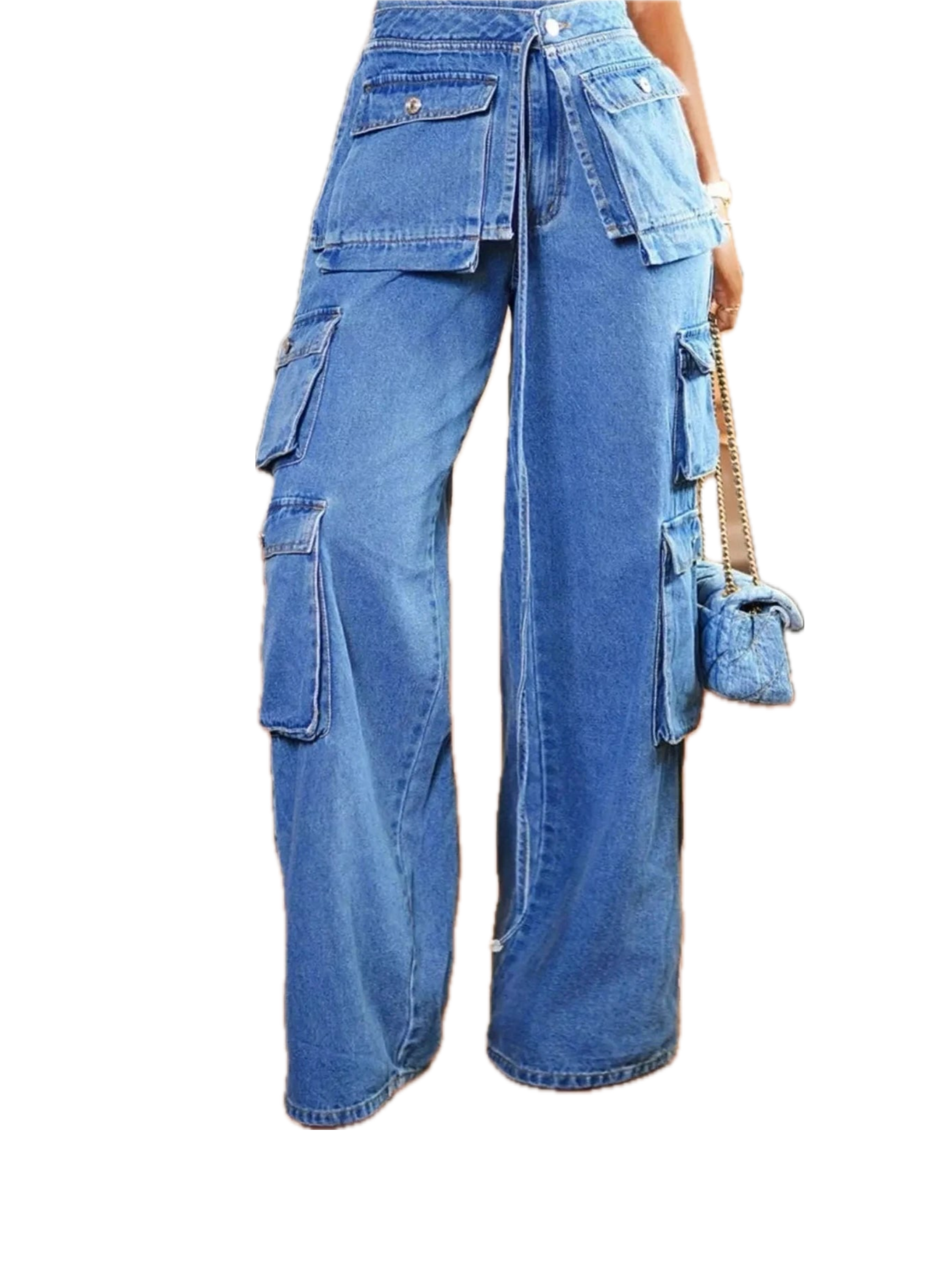 The Malachi Storehouse - Wide Leg Cargo Jeans