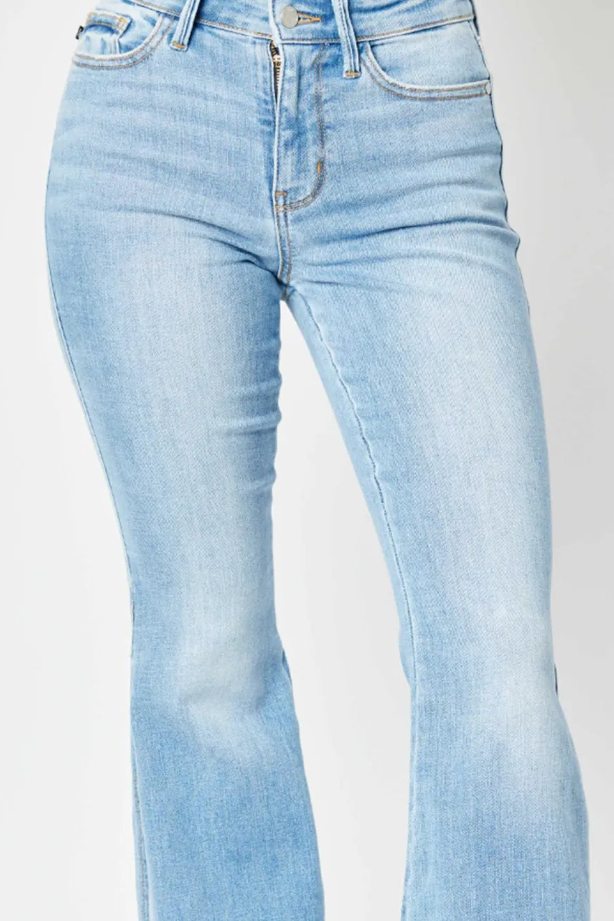The Red Sea - Split Flare Jeans